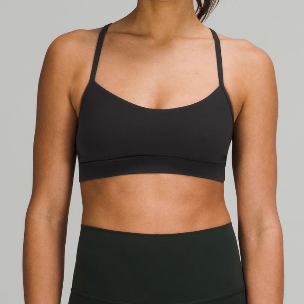Lululemon Flow Y Bra Size 6 Black